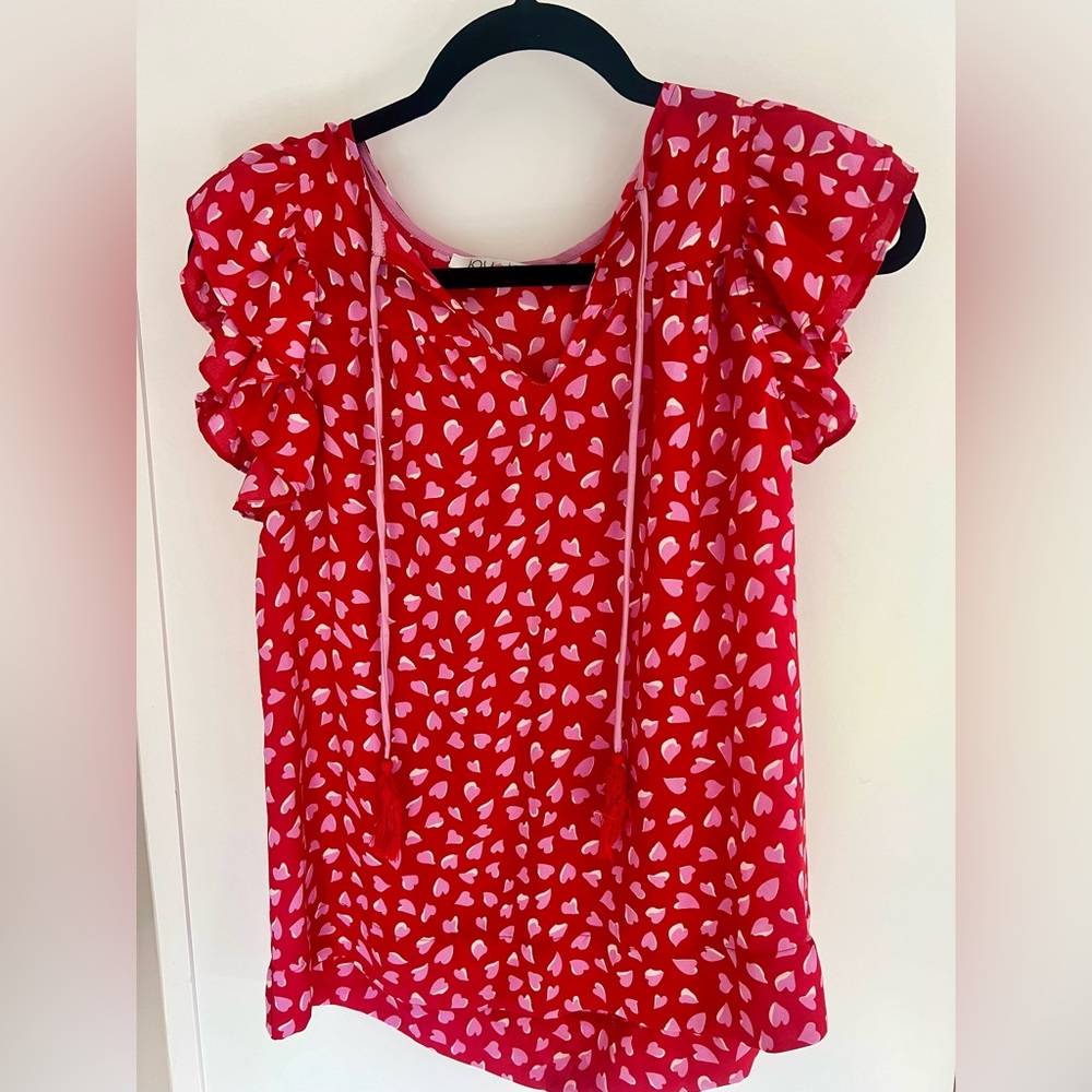 SALLY HEARTS TOP